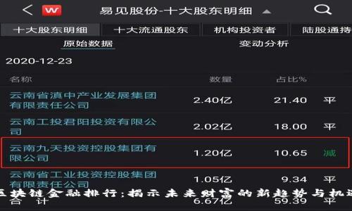 区块链金融排行：揭示未来财富的新趋势与机遇